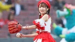 赤ドレスのガチ勢美女が「マジで可愛い」　念願の“大役”を報告…大暴投は「思いが飛び越えすぎた」