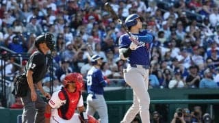 大谷翔平、待望の１発は思い出の「４月３日」ドジャース初弾、８年前のメジャー初本塁打も