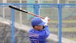 【中日】ドラ６花田旭がプロ初安打　昇格即スタメンで結果出す　ヤクルト先発山野から