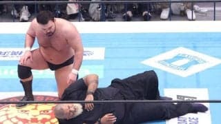 国技館どよめき！ウルフアロンが団体最重量１７０キロを完璧に投げ切って“ＫＯ”「もう一回戦え」前回屈辱ドン・ファレに雪辱マッチ要求