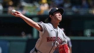 アストロズ今井達也、メジャー初勝利の権利持って降板　６回途中まで３安打無失点９Ｋ好投