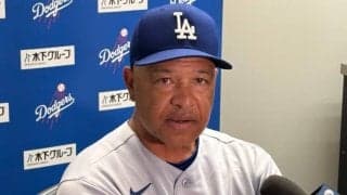 緊急交代のベッツ、数日離脱か　ロバーツ監督説明「検査中」…初回得点時に腰を負傷