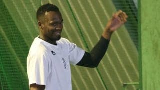 【ソフトバンク】モイネロが傾斜を使ってキャッチボール　今後は「まだまだ。もう少し」