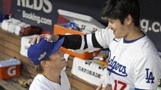 大谷翔平が山本由伸にイタズラ！？試合後のハイタッチで不意打ちｗ佐々木朗希も空気を察知？勝利の儀式に