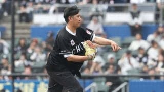 【ロッテ】成瀬善久氏、始球式で98キロストライク投球「ちゃんと投げられるかなって不安に」