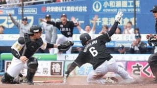 【ロッテ】ポランコが先制適時内野安打「打ったのはフォーク。コンタクトです」