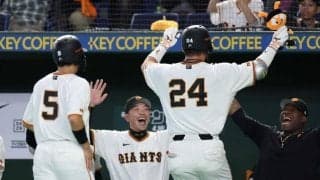 巨人・大城　代打で逆転弾！今季３打席目１号３ラン「今年イチの感覚」　２カード連続勝ち越し