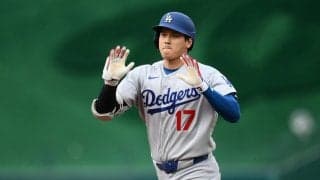 大谷翔平がグリフィンから先制２号ソロ、佐々木朗希を援護　40試合連続出塁