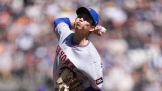 メッツ千賀滉大、初勝利お預けも５回２/３を７奪三振２失点「みんなに後れを取らないように」