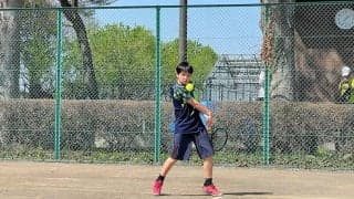 「第43回むさしの村チェリージュニアテニストーナメント」14歳以下男子シングルスは安部灯真が制す！