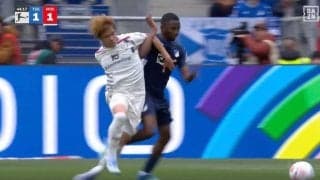 「バケモノかよ！」佐野海舟、“爆速タックル”でボール奪取→ドリブル突破「すげえ」「強すぎだろ」味方もドン引きの圧倒的推進力