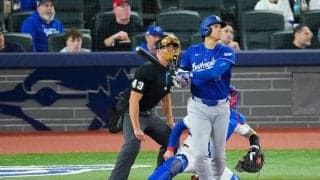 大谷翔平、第５打席は見逃し三振　第４打席に岡本和真の前で飛距離126メートルの３号ソロ放つ