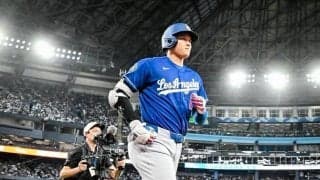 大谷翔平＆山本由伸に「野球少年たち」「かわいい」の声続出　試合後にマウンドの感触確認→その光景がまるで兄弟　球場入りも一緒に