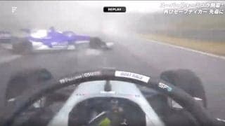 マシンが「後ろから飛んできた」 土砂降り日本最速レースで戦慄アクシデント「ひっくり返ってもおかしくなかった」中継騒然