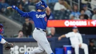 ロバーツ監督の起用ズバリ！「最高の夜になりましたね」２打席連発＆好リードのラッシングを称賛