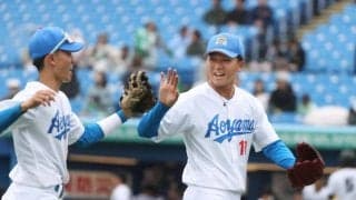 【東都大学野球】ドラフト候補最速154キロ右腕、青学大・鈴木泰成リーグ通算９勝目