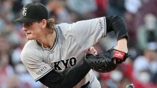 【巨人】ウィットリーがまたも被弾　要所での失投響きわずか３安打で４失点