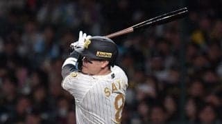 阪神・佐藤輝明、待望の今季1号　開幕10戦44打席目…“ジェット風船”復活の甲子園騒然