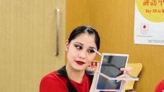 ＡＳ日本代表がメイク講習会　比嘉もえ「野生感が強調された」新テーマはハンター