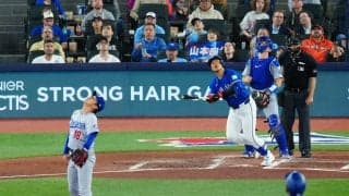 山本由伸vs岡本和真　２回目対決は左飛　メジャー初対決は二飛　日本では8打数4安打1本塁打
