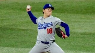 山本由伸、“WS再現”2勝目　7回途中6K1失点、Bジェイズにまたも快投…岡本は3の1
