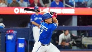 岡本和真は「５番三塁」で４打数１安打　メジャー初対戦の山本由伸から右中間二塁打放つ