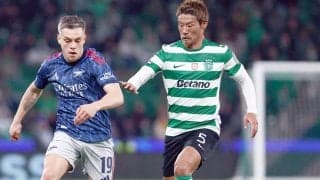 ＭＦ守田英正、アーセナル相手に攻守で奮闘…まさかの代表活動落選も欧州ＣＬでＷ杯メンバー滑り込みアピール