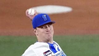 【DeNA】先発コックス「自分にがっかりしてる」３回２失点で降板　同点の展開で早々と降板