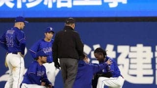 【中日】カリステに異変…５回に体調不良訴え一時ベンチ退くも、右翼守備に復帰