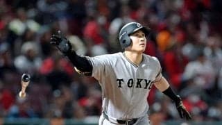 巨人・泉口　逆転Ｖ弾　田中将好投に「絶対負けをつけるわけにはいかない」九回３号２ラン　鬼門マツダ連敗５でストップ