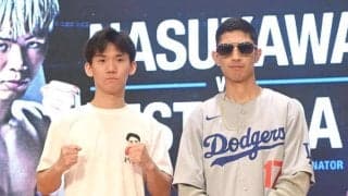 高見亨介　再起戦へ意気込み「自分らしいボクシング見せたい」　対戦相手のアヤラは大谷ユニで登場「いつかサインを」