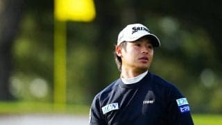 アイアンを池に落とし「沈まなくて良かった（笑）」 片岡尚之は合計49ホールの事前チェック