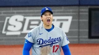 大谷翔平３打数無安打もイチローに並ぶ43試合連続出塁　二刀流好投も継投失敗で２勝目ならず
