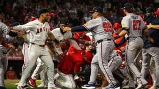 乱闘殴り合いのエンゼルス大砲と応戦した投手に厳罰7試合出場停止と罰金処分　MLB発表　頭部付近の投球巡り両軍選手入り乱れ　選手側は異議申し立ての意向