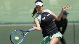 加治遥が粘りの逆転劇で初戦突破、武器のフィジカルで吉本菜月の強打を封じる[富士薬品セイムスウィメンズカップ]