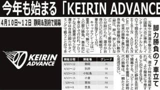 【競輪】ＫＥＩＲＩＮ　ＡＤＶＡＮＣＥが１０日に静岡、別府で開幕　６月６～８日の奈良まで６回開催を行う