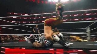 「禁止技にしろ！」米マットで危険すぎる“一撃”が波紋「あそこでやる技じゃない」味方ですら“ドン引き”の表情