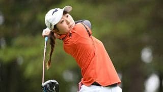 「ショットが安定」稲垣那奈子が地元で単独首位スタート 渋野日向子は57位