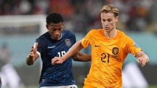 日本と対戦するオランダ代表の大黒柱ＭＦデ・ヨングが復帰間近「代表に朗報」とオランダ紙