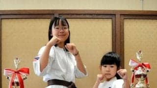 世代別の空手「最強」決定戦　滋賀の小学女子2人が見事な成績