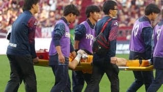 Ｊ１神戸にアクシデント　ピッチ内に救急車で場内騒然　ＧＫ前川とＤＦトゥーレルが接触　脳しんとうの疑い