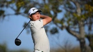 中野麟太朗は「ノドと頭が痛くて」“直ドラ”で池ポチャまでして…フィールドベストタイ「66」