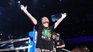 【ボクシング】ビッグネーム撃破の那須川天心「リベンジの切符をちゃんと掴んだ」9回TKO勝ち
