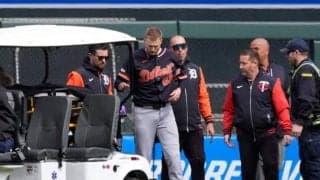 外野手が激突で大怪我「防げた事故だ」　骨折に出血…米ファン戦慄「何て恐ろしい」