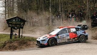 WRCクロアチア：競技2日目、サミ・パヤリに痛恨のパンクでティエリー・ヌービルがトップに浮上。勝田貴元は1分46秒4差の総合2番手に