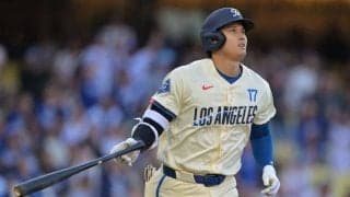 大谷翔平、４戦ぶり４号先頭打者弾　本拠地初アーチに地元ファン熱狂　４５戦連続出塁