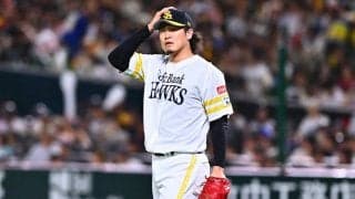鷹・杉山、ベンチ殴り左手骨折　日本ハム戦で1回1失点…自身の投球に不満、登録抹消へ