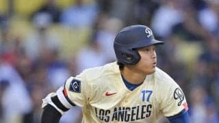 大谷翔平　第２打席は一塁線ギリギリに転がす内野安打　２回で早くも本塁打含む２安打