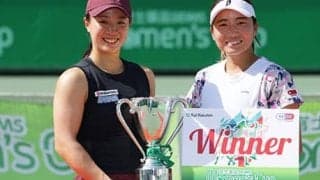  松田美咲/ 山﨑郁美ペアがV 