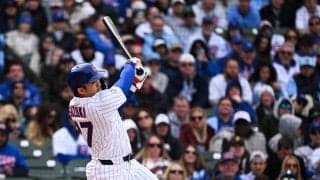 鈴木誠也は途中出場で１安打、復帰から２試合連続安打も逆転サヨナラの好機で凡退